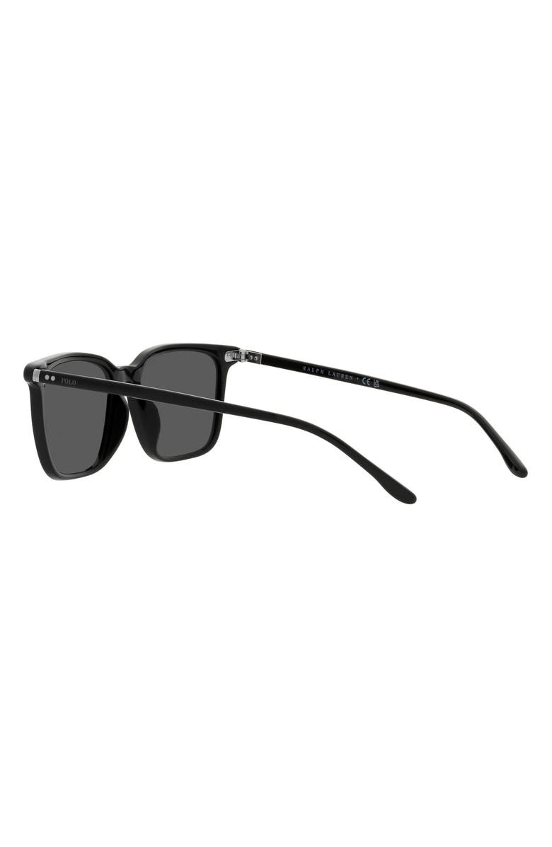 Polo Ralph Lauren 56mm Square Sunglasses, Alternate, color, 