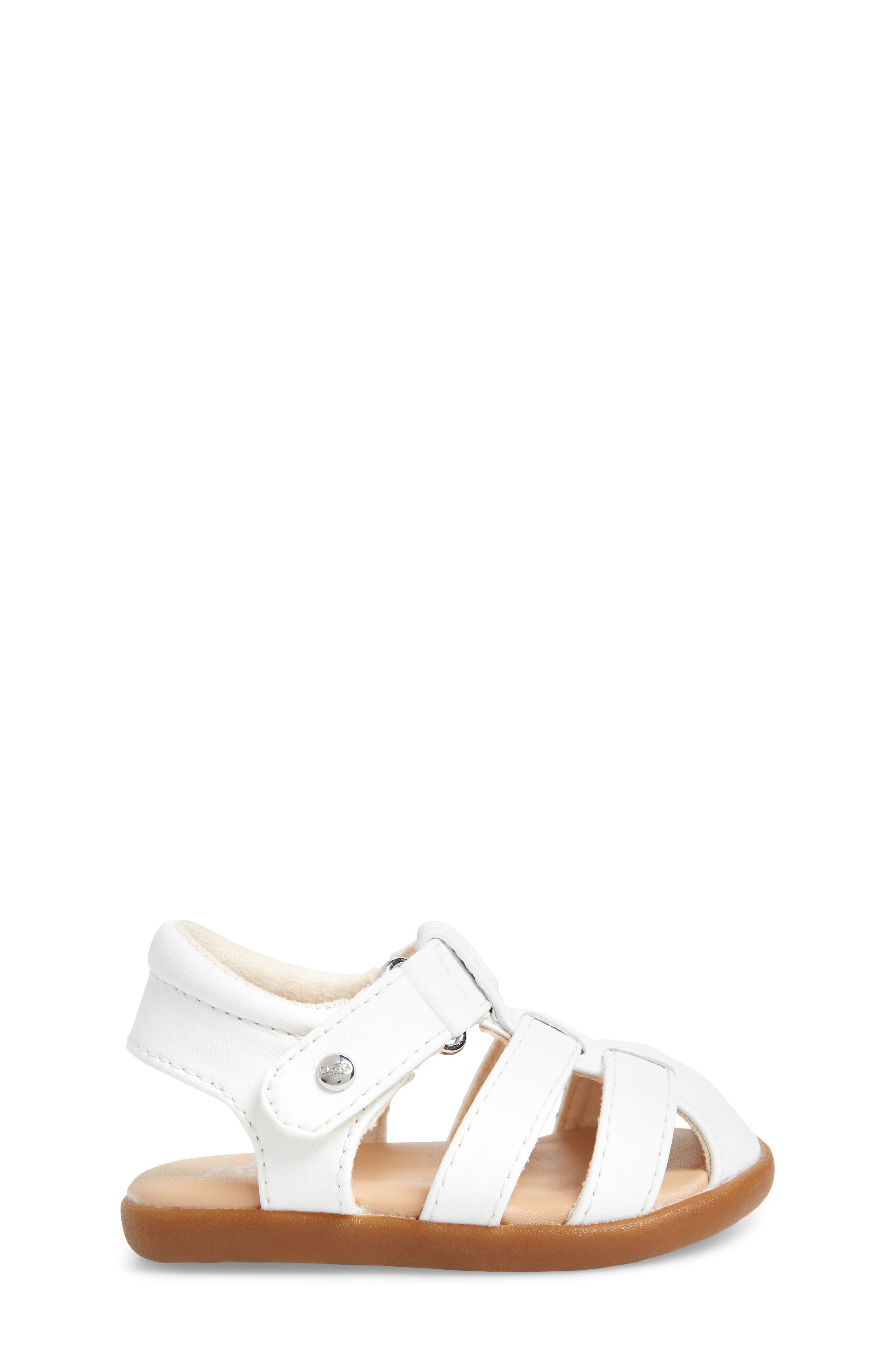 UGG<sup>®</sup> Kolding Fisherman Sandal, Alternate, color, White