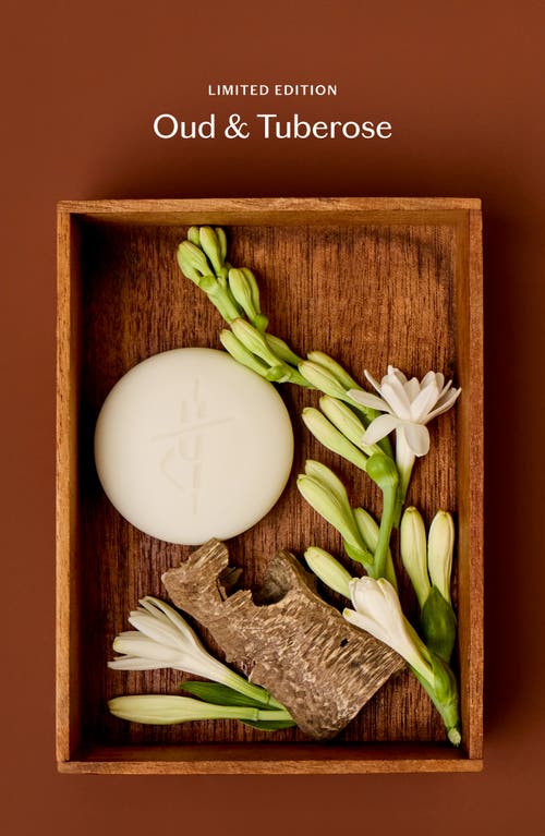 Kate Mcleod Oud & Tuberose Body Stone In Transparent