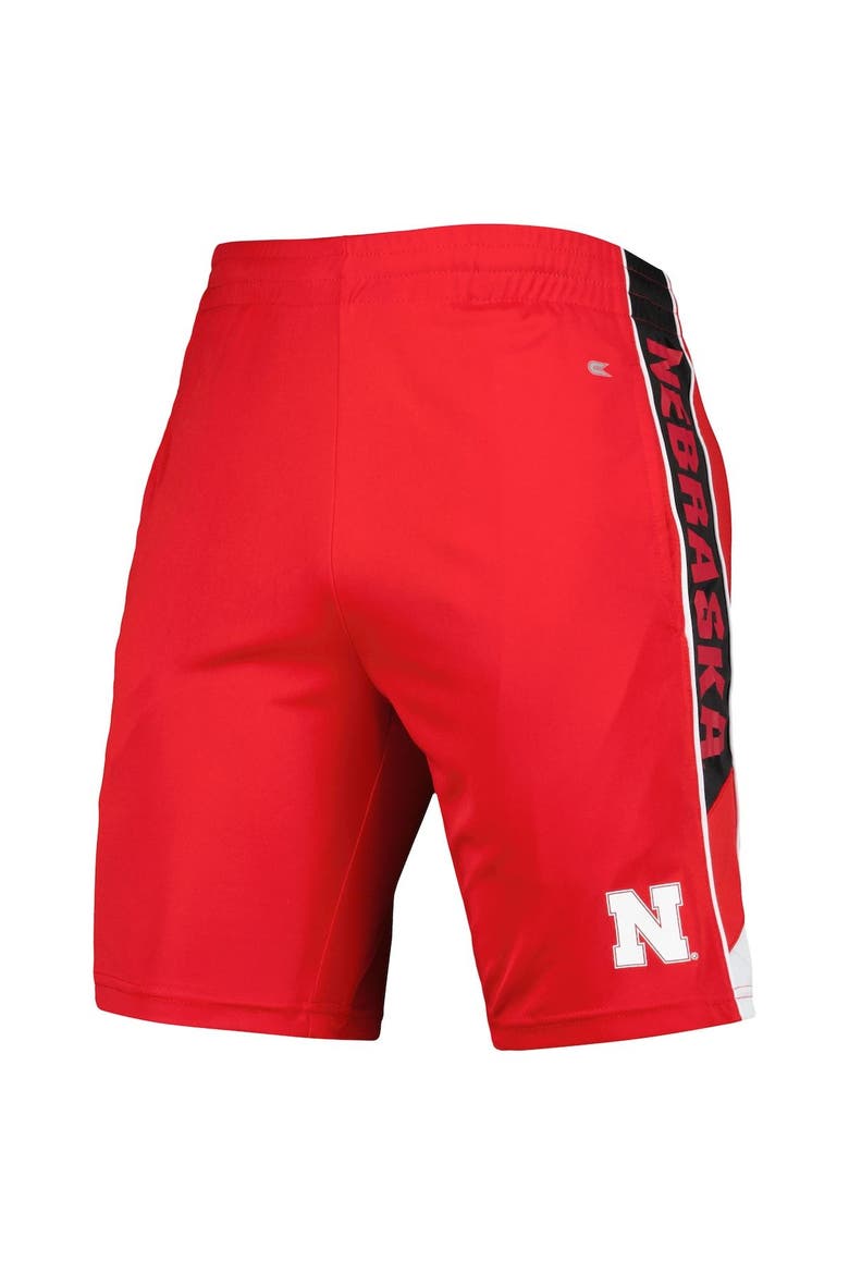 Men's Colosseum Scarlet Nebraska Huskers Pool Time Shorts, Alternate, color, Scarlet