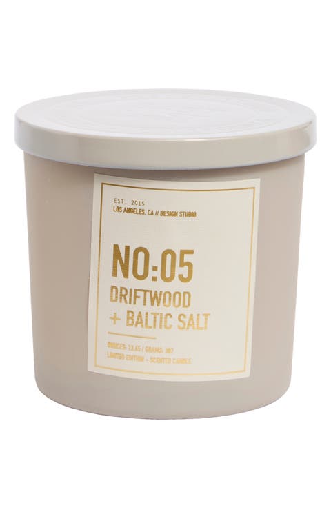 Driftwood & Baltic Salt Candle