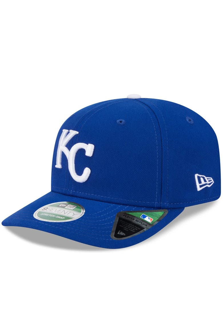 Men's New Era  Royal Kansas City Royals Player Replica 9SEVENTY Adjustable Hat, Main, color, Royal