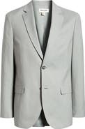 Open Edit Slim Fit Solid Linen Blend Sport Coat
