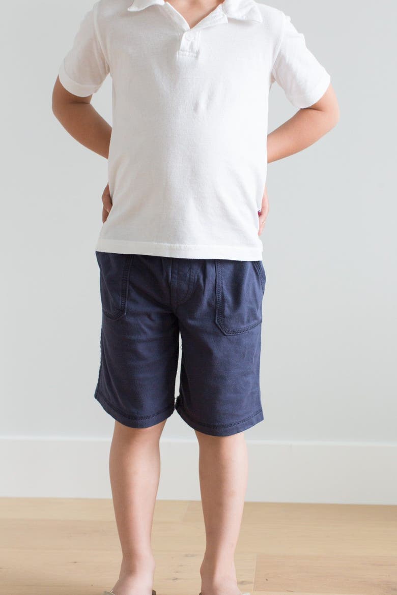Cotton Jersey Shorts UPF 50+ Soft 3-Pocket, Alternate, color, Black