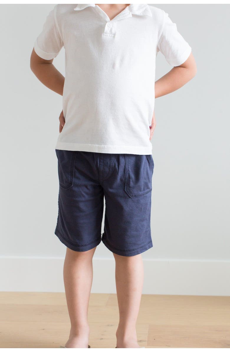 CITY THREADS Cotton UPF 50+ Soft 3-Pocket Jersey Shorts, Alternate, color, Black