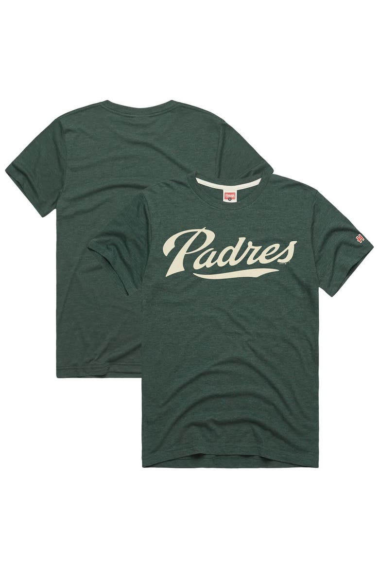 Men's Homage  Green San Diego Padres Hyper Local Tri-Blend T-Shirt, Main, color, Green