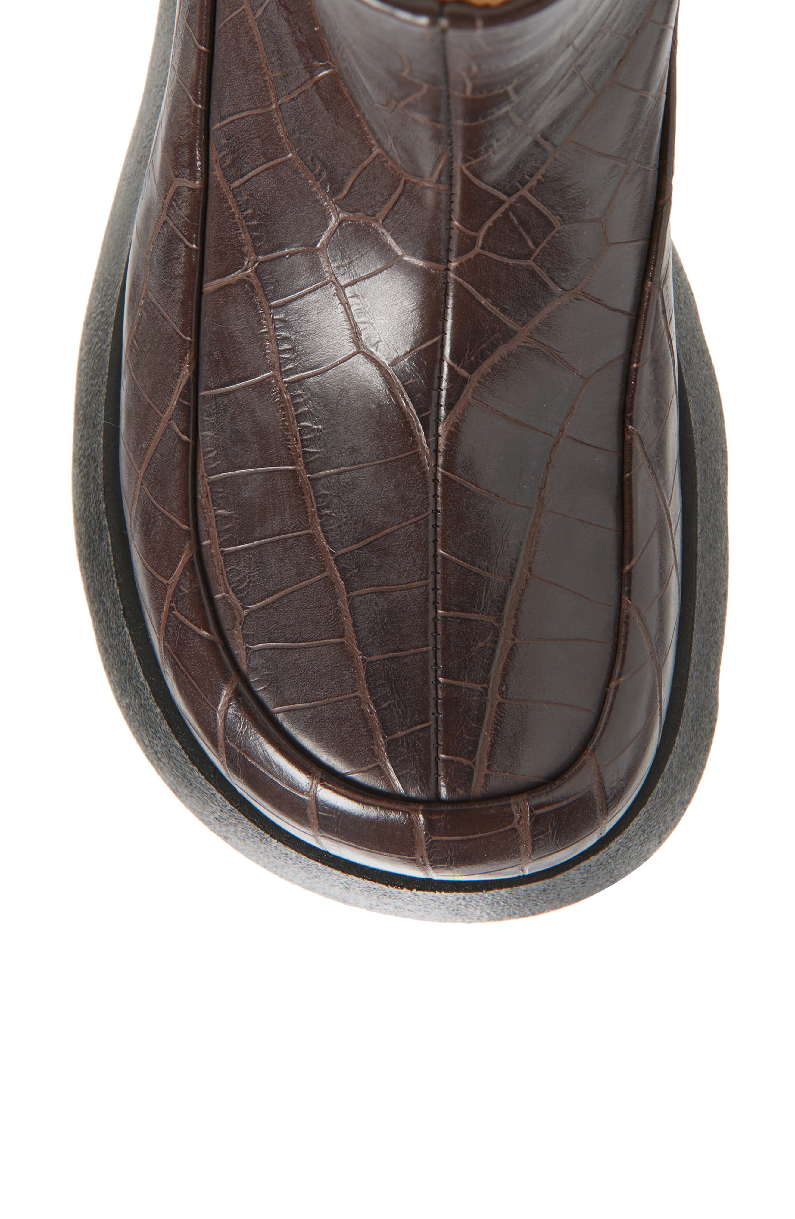 Ganni Kat Platform Bootie, Alternate, color, Chocolate Fondant