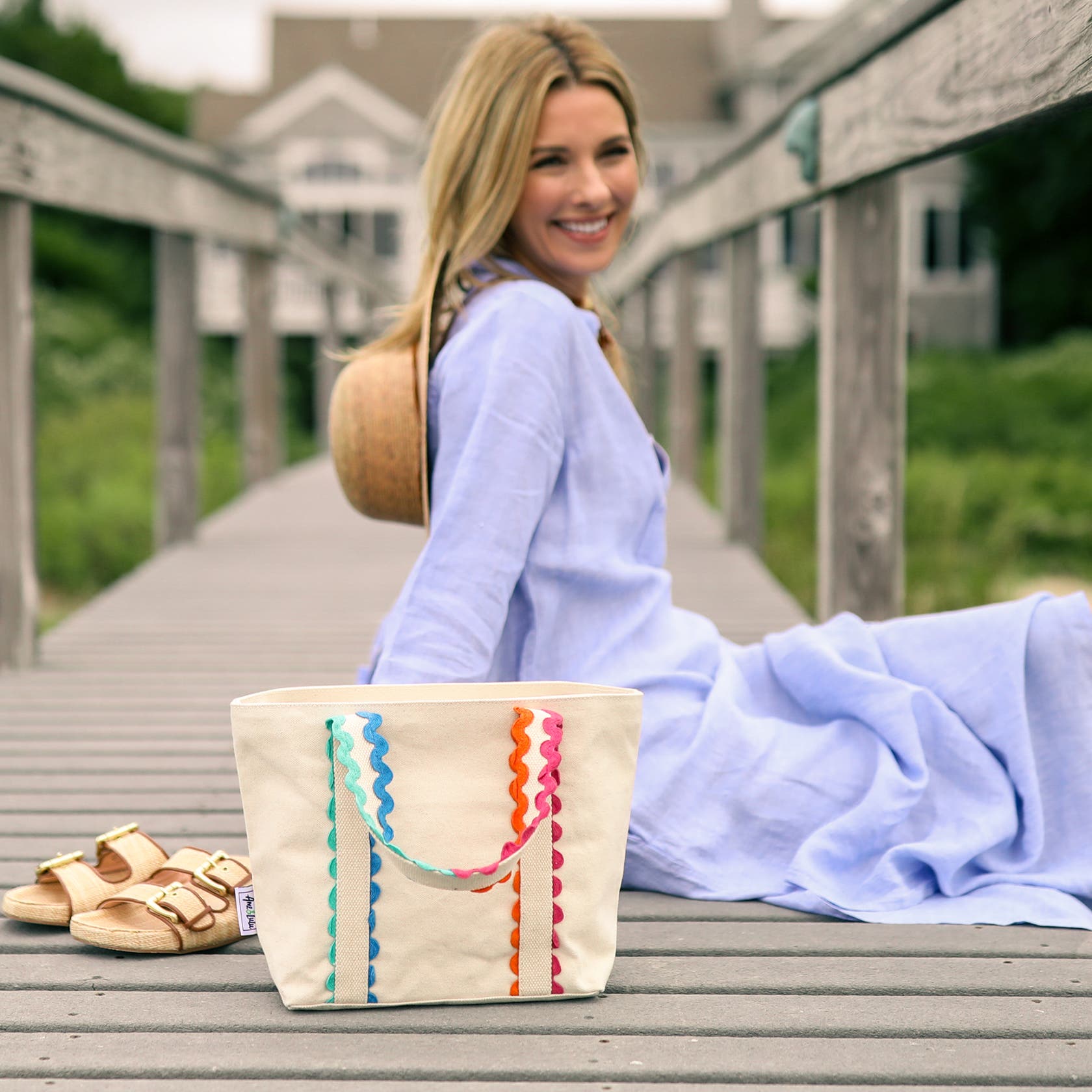 Nantucket Mini Tote, Alternate, color, Cabana