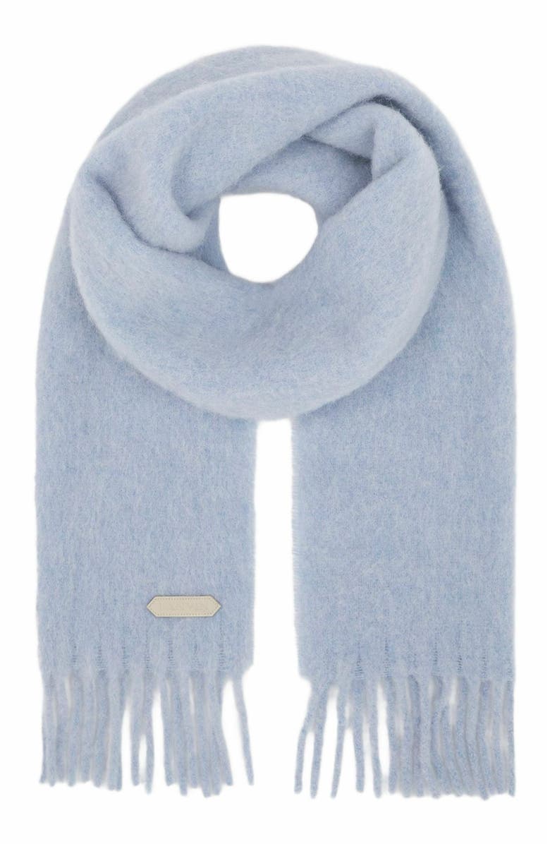 Lanvin fringed Scarf in wool, Alternate, color, 