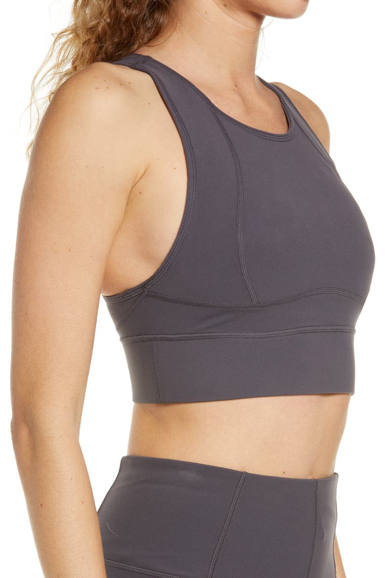 Supersoft Dance Crop Tank, Alternate, color, URBAN GREY