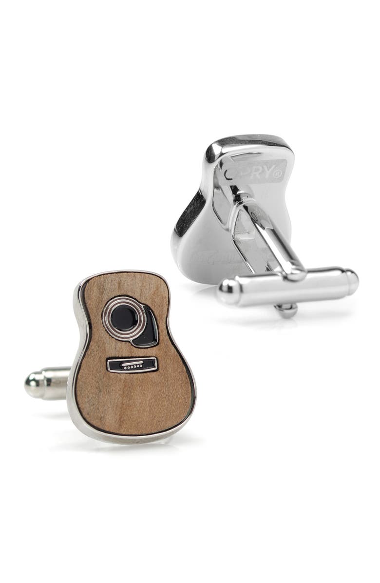 Cufflinks, Inc. Opry Acoustic Guitar Cuff Links, Alternate, color,