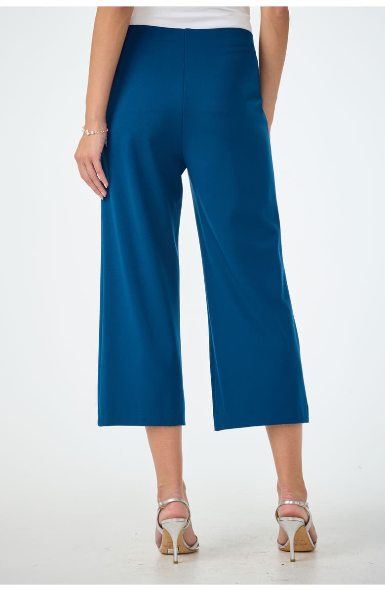 Trina Turk Santo Ponte Cropped Wide Leg Pant, Alternate, color, Burle Blue