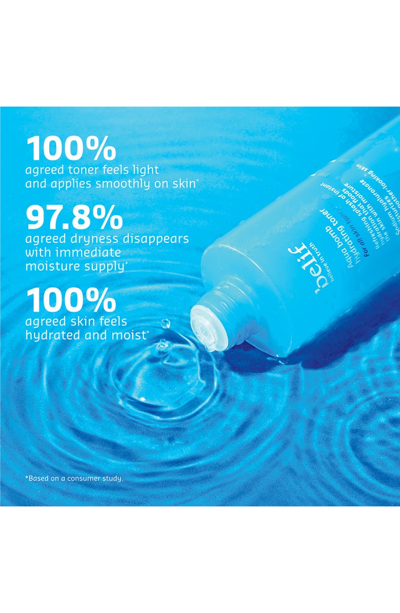 belif Aqua Bomb Hydrating Toner with Hyaluronic Acid, Alternate, color, 