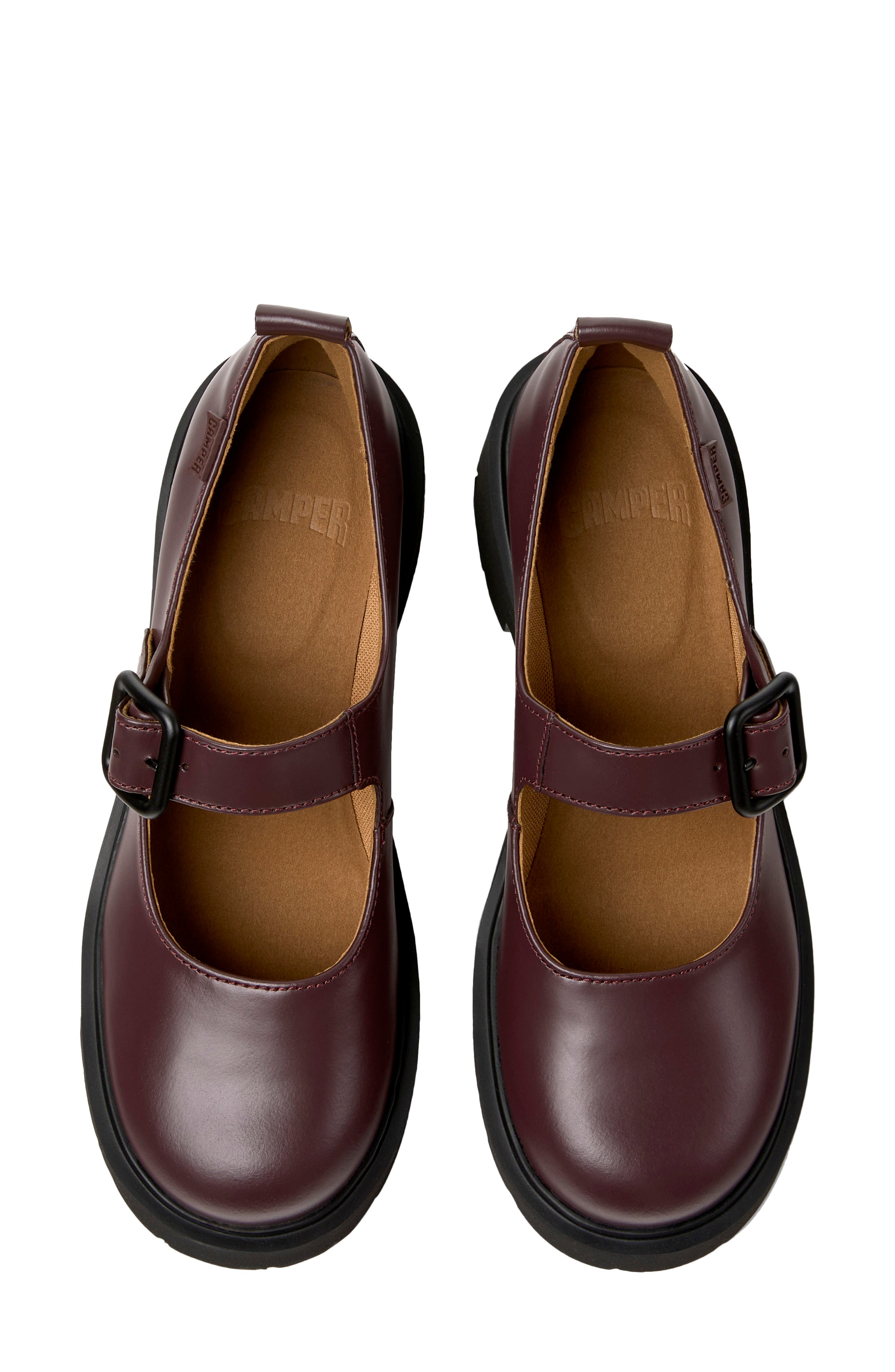 Camper Milah Mary Jane, Alternate, color, Burgundy