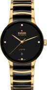 RADO True Square Automatic Open Heart Ceramic Bracelet Watch, 38mm