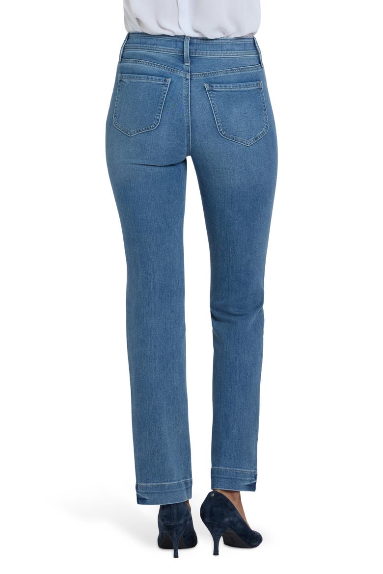 Marilyn High Waist Straight Leg Jeans, Alternate, color, BASTILLE SEA