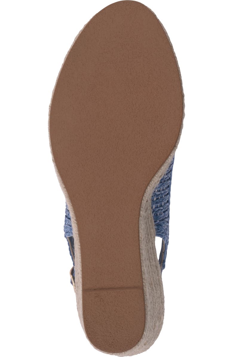 GC SHOES Amira Slingback Espadrille Wedge Sandal, Alternate, color, Blue