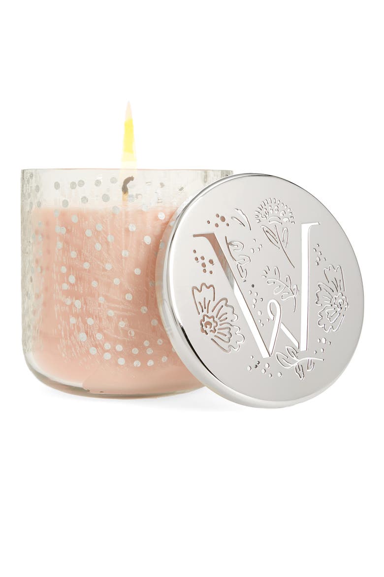 Lumi Monogram Scented Candle, Main, color, W