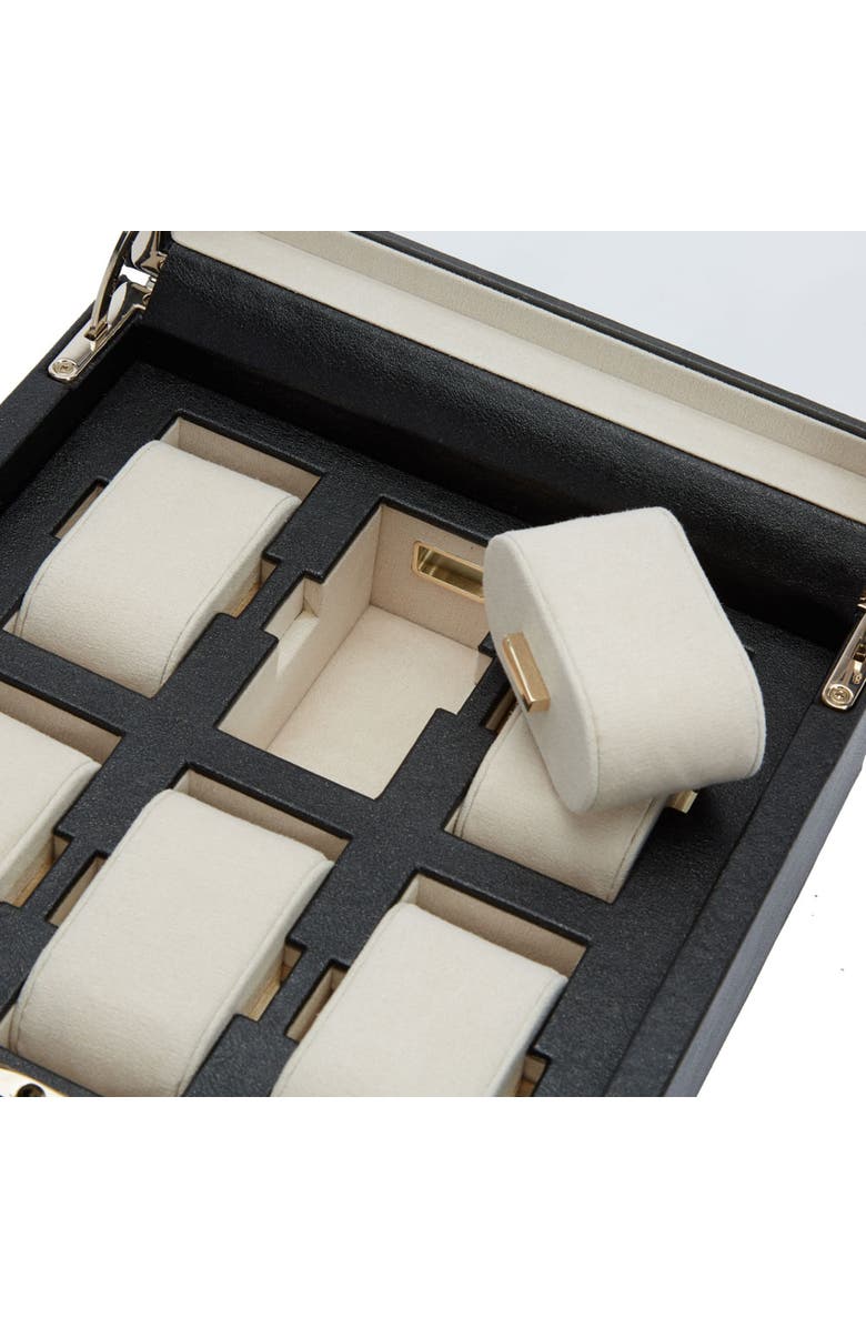 WOLF Palermo 6 PC Watch Box, Alternate, color, Black Anthracite