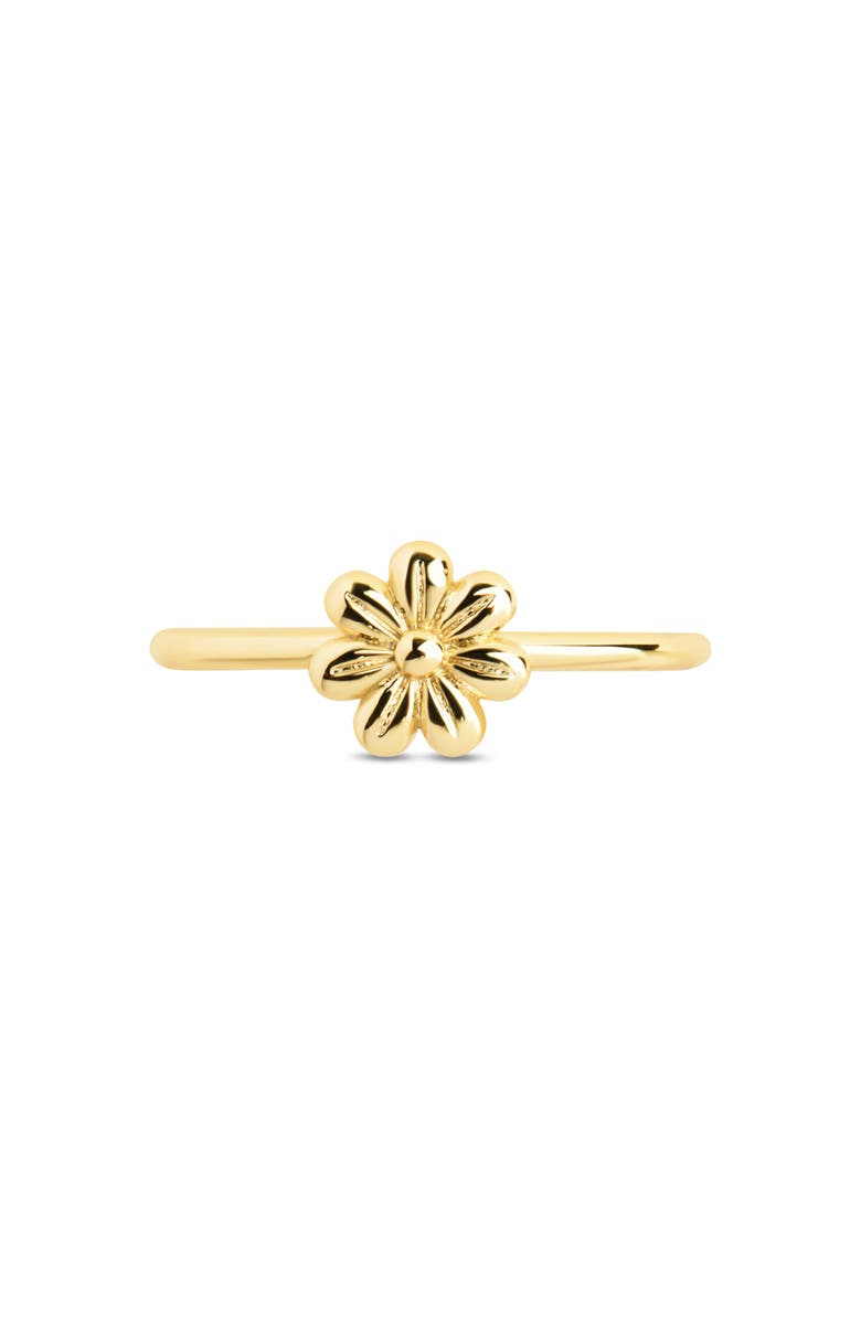 Sterling Forever Halley Flower Ring, Alternate, color,
