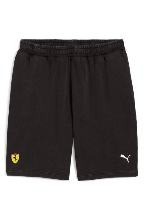 Scuderia Ferrari Sportswear Logo Cotton Sweat Shorts