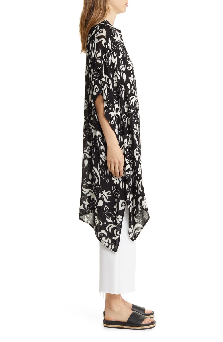 Nordstrom Wide Sleeve Button-Up Tunic, Alternate, color, 