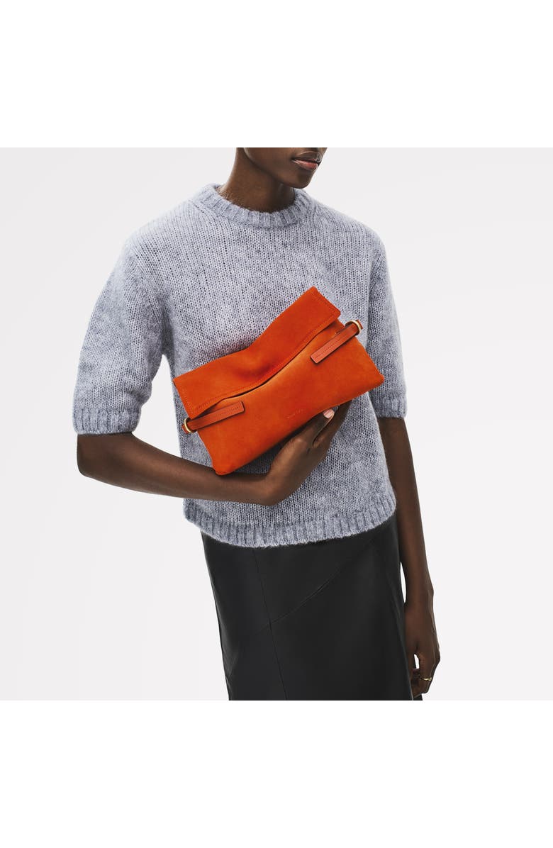 Radley Fleet Street - Suede Medium Flapover Clutch, Alternate, color,