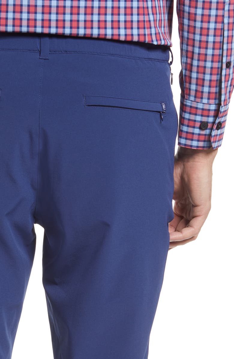 Mizzen+Main Helmsman Performance Slim Tapered Leg Pants, Alternate, color, Navy