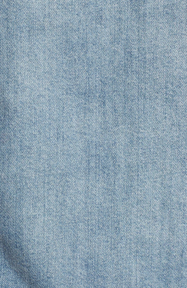 BP. Ruffle Denim Jacket, Alternate, color, 