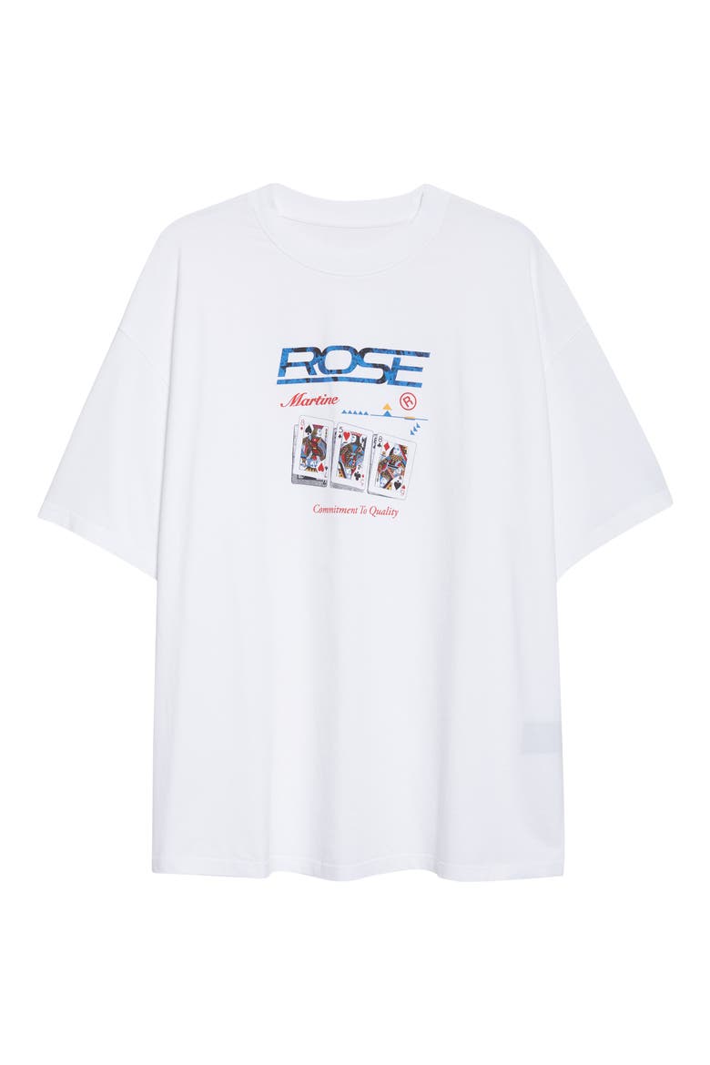 Oversize Short Sleeve Graphic T-Shirt, Alternate, color, WHITE