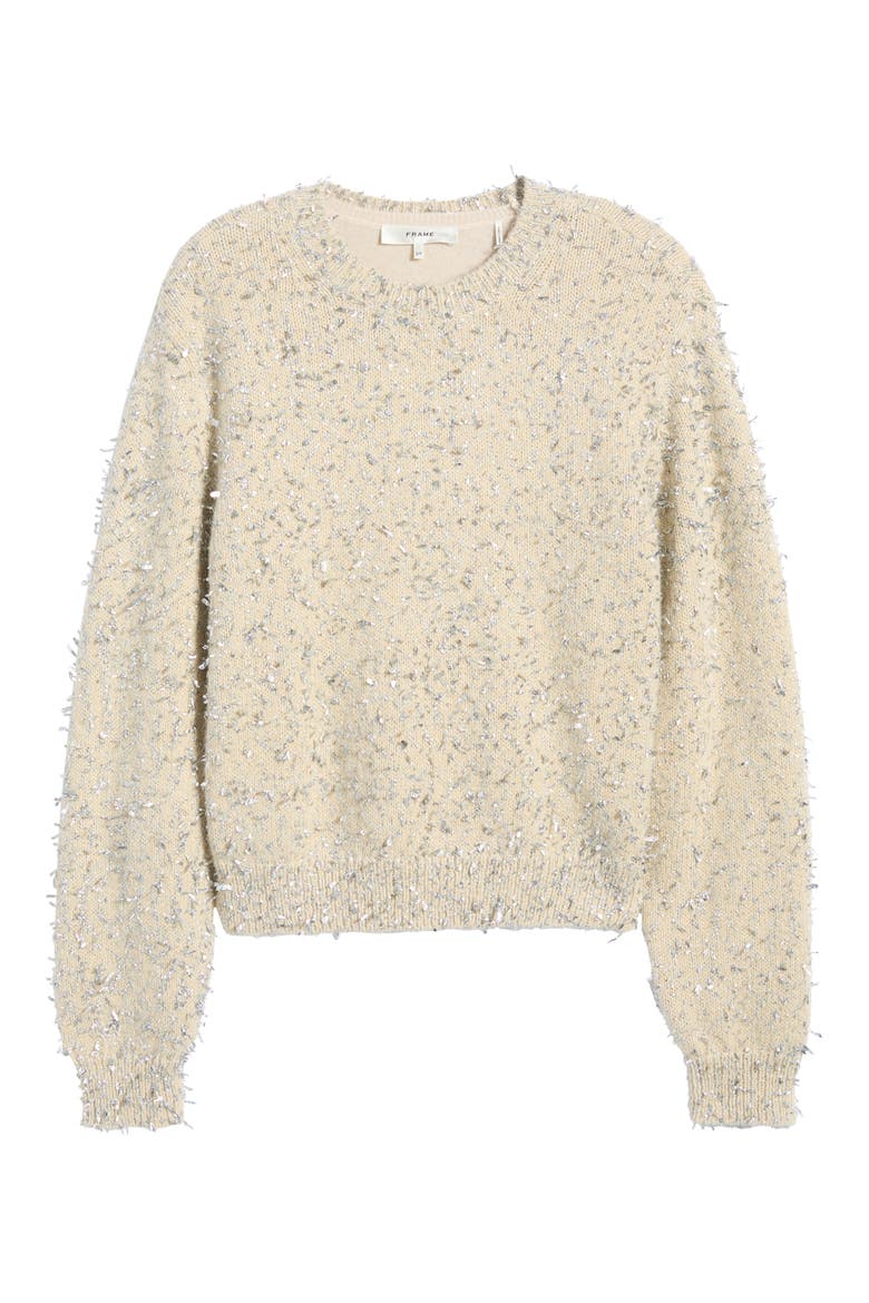 The Tinsel Sweater, Alternate, color, CREAM MULTI