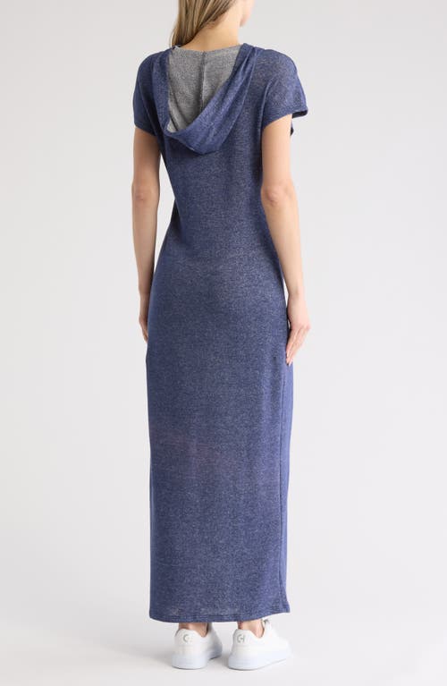 Go Couture Short Sleeve Hoodie Dress