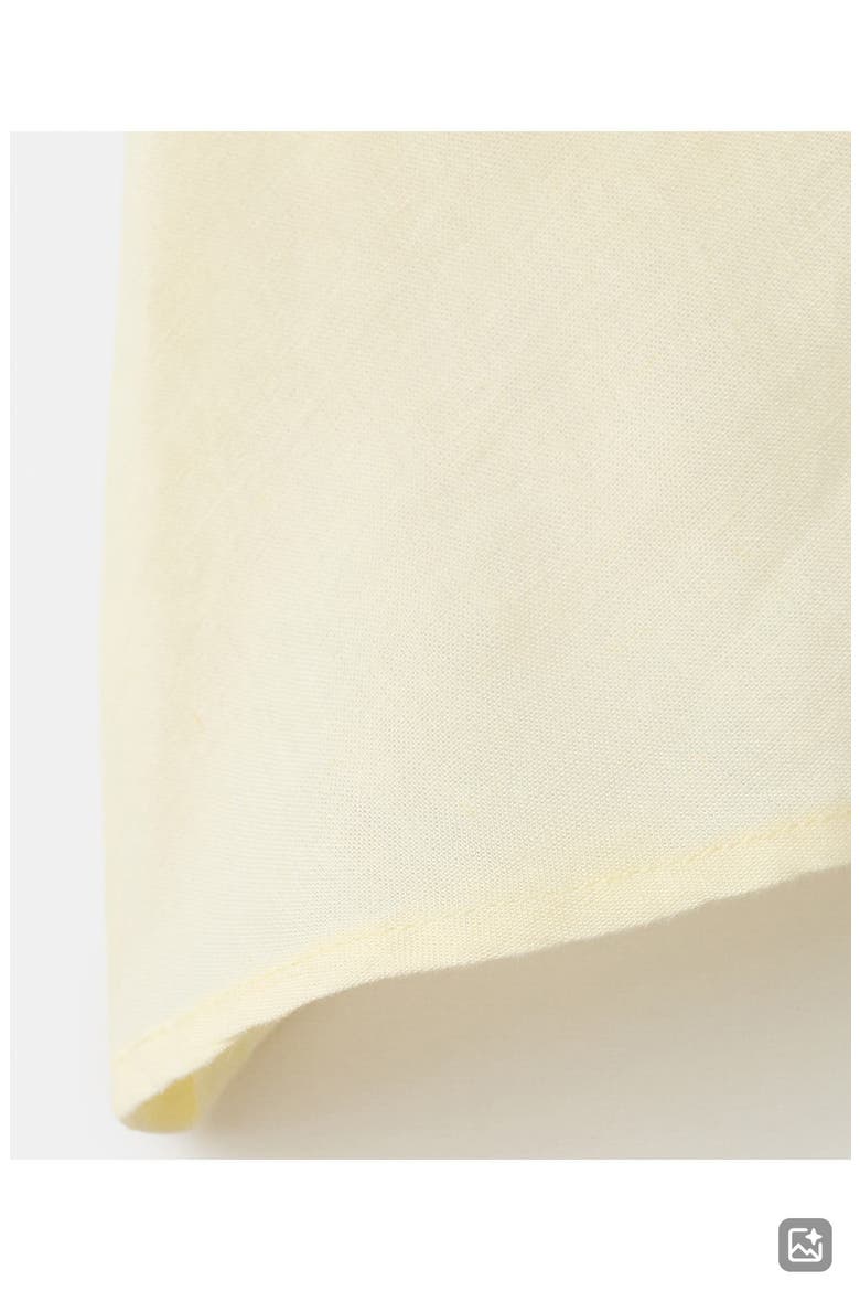 Asymmetric Strapless Top, Alternate, color, PASTEL YELLOW