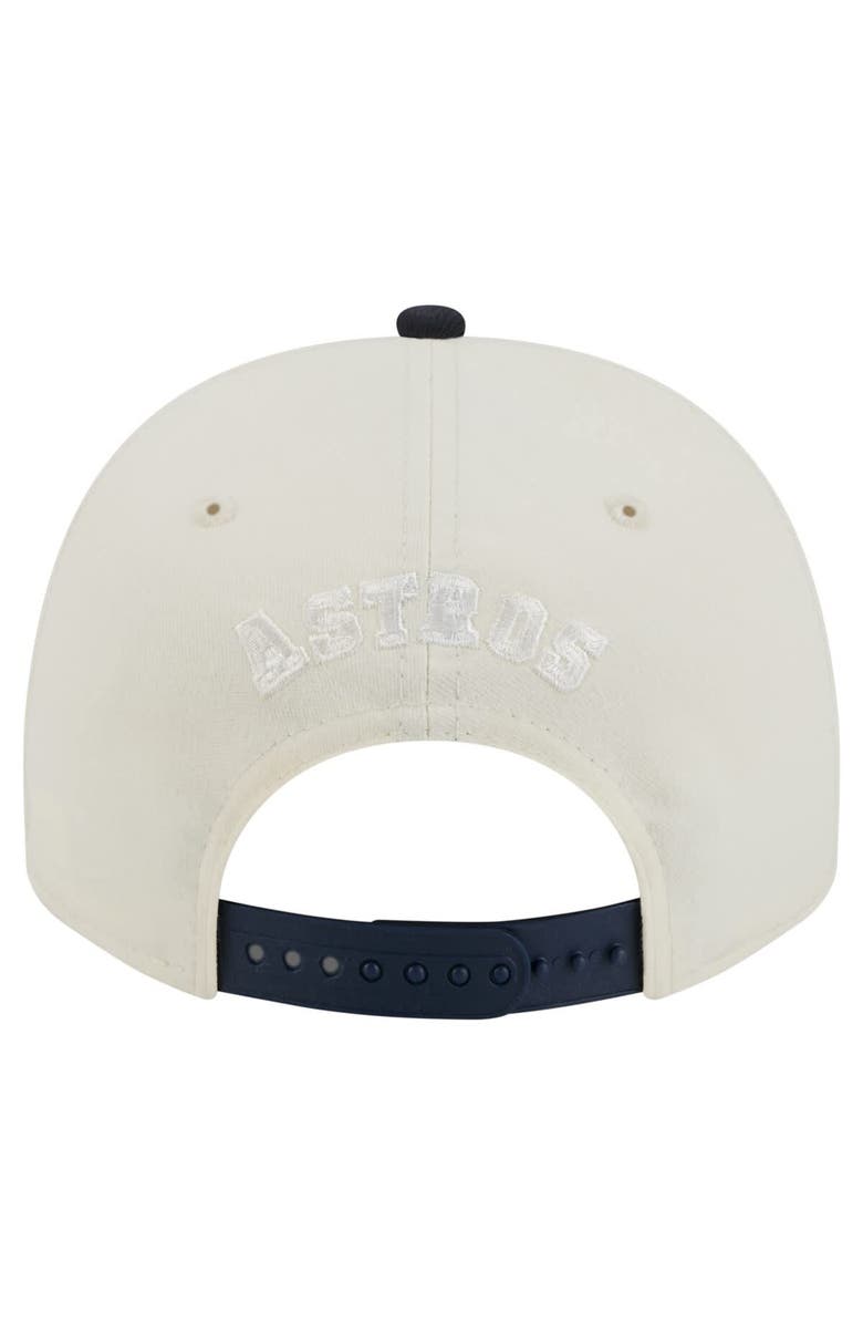 New Era Men's New Era  White Houston Astros Team Scribble Golfer Adjustable Hat, Alternate, color, 