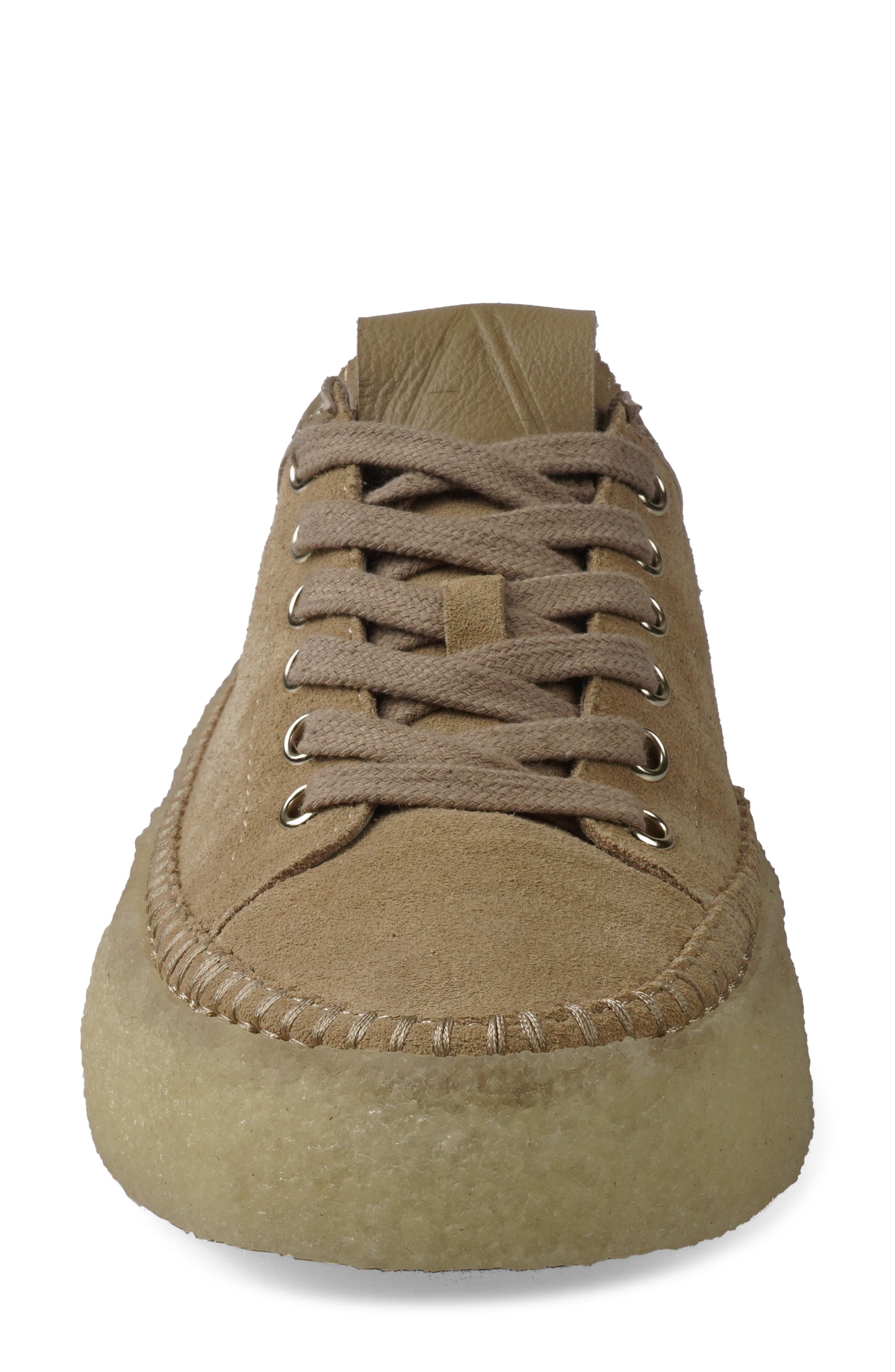 Clover Low Top Sneaker, Alternate, color, NATURAL SUEDE
