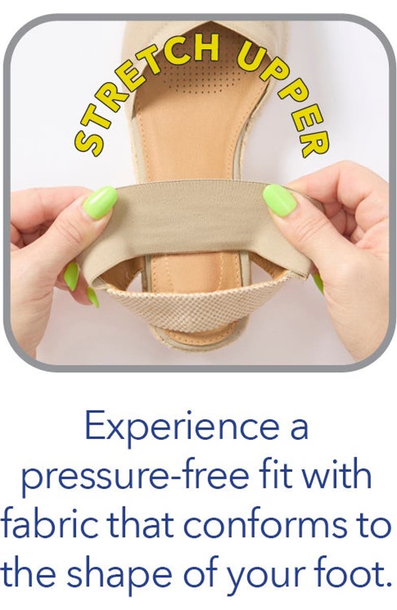 Comfortview The Abra Espadrille, Alternate, color, Black