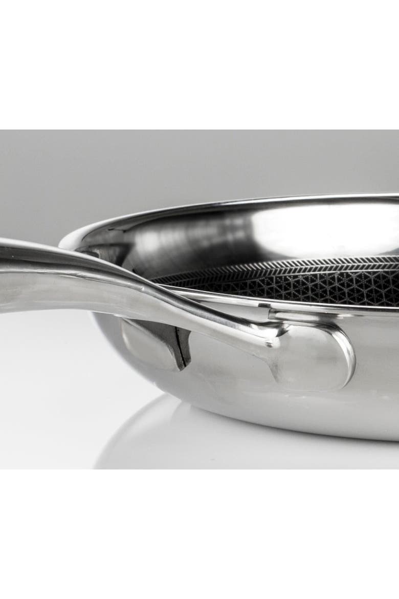 Black Cube 9-1/2 Inch 2.5 Quart Stainless/Nonstick Hybrid Chef's Pan, Alternate, color, Silver