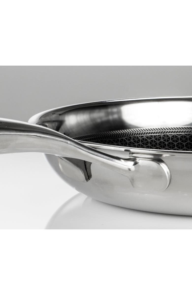 FRIELING Black Cube 12-1/2 Inch Stainless/Nonstick Hybrid Fry Pan, Alternate, color, Silver