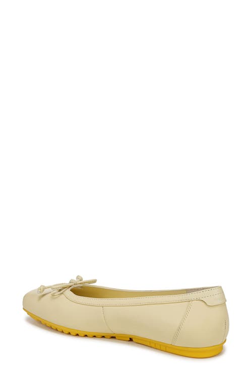 Shop Franco Sarto Imara Square Toe Ballet Flat In Yellow