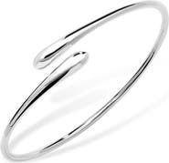 Lucy Quartermaine Cross Open Drop Bangle