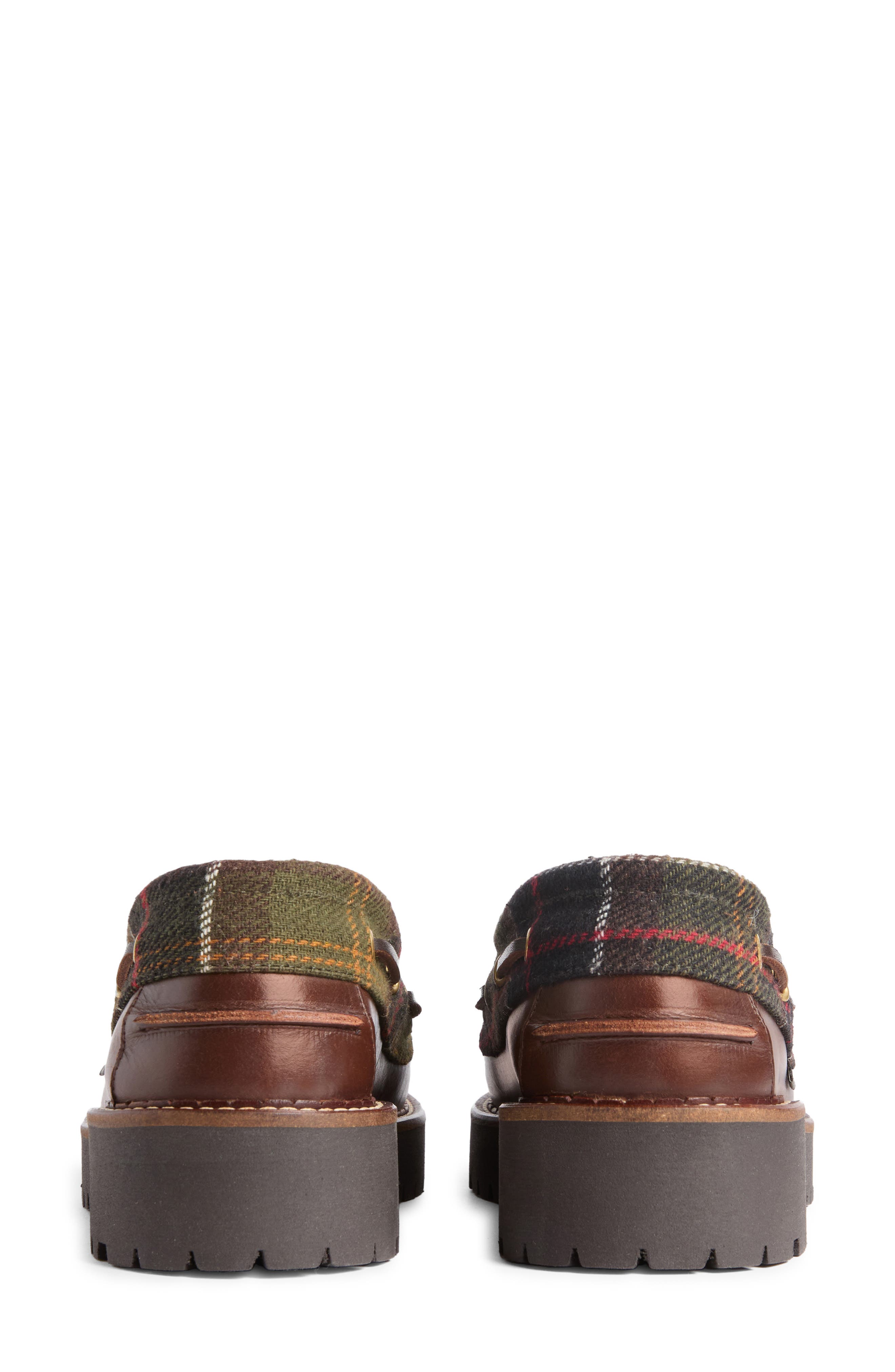 Darras Boat Shoe, Alternate, color, BROWN/ CLASSIC TARTAN