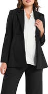 Marion Women's Petite Tailored Maternity Workwear Blazer in Italian Stretch Suiting Fabric