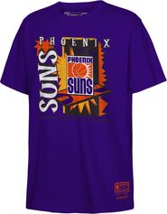 Mitchell & Ness Youth Mitchell & Ness Purple Phoenix Suns Retro '90s Poster T-Shirt