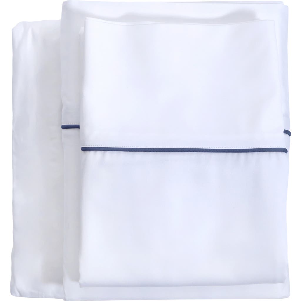 Pom Pom At Home Sheena Sateen Sheet Set In Navy