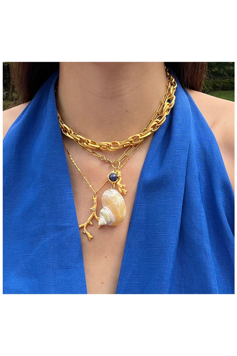Calypso Convertible Charm Necklace, Alternate, color, GOLD