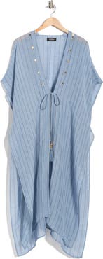 BCBGeneration Pinstripe Woven Duster