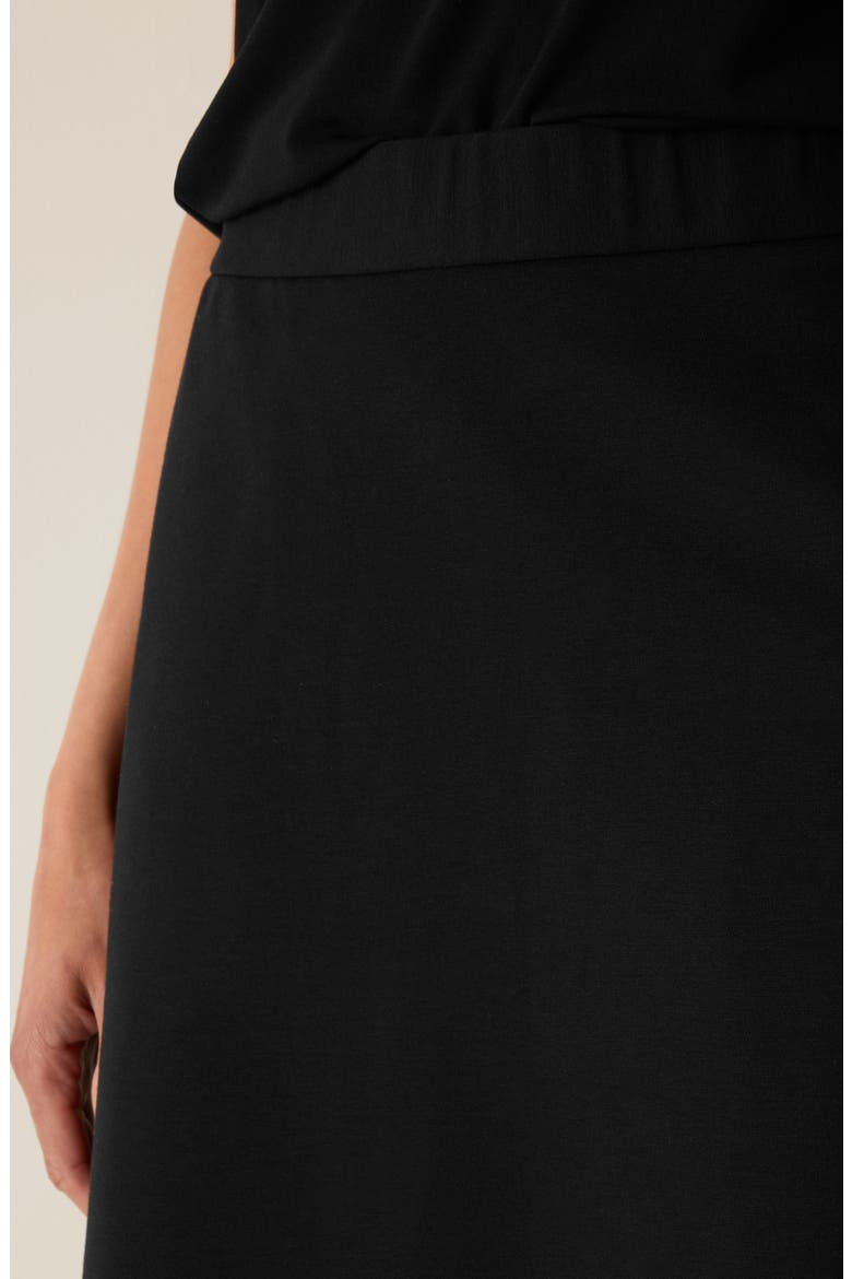Flared Miniskirt, Alternate, color, BLACK