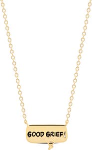 Crislu x Peanuts® GOOD GRIEF! Thought Bubble Pendant Necklace