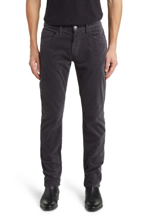 Marcus Slim Straight Leg Velveteen Pants (Regular, Big & Tall)