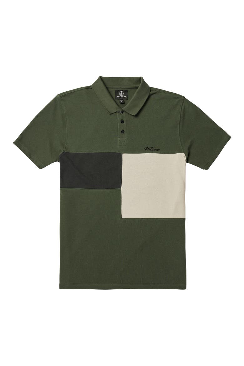 Volcom Stoney Baloney Colorblock Piqué Knit Polo (Men) | Nordstromrack